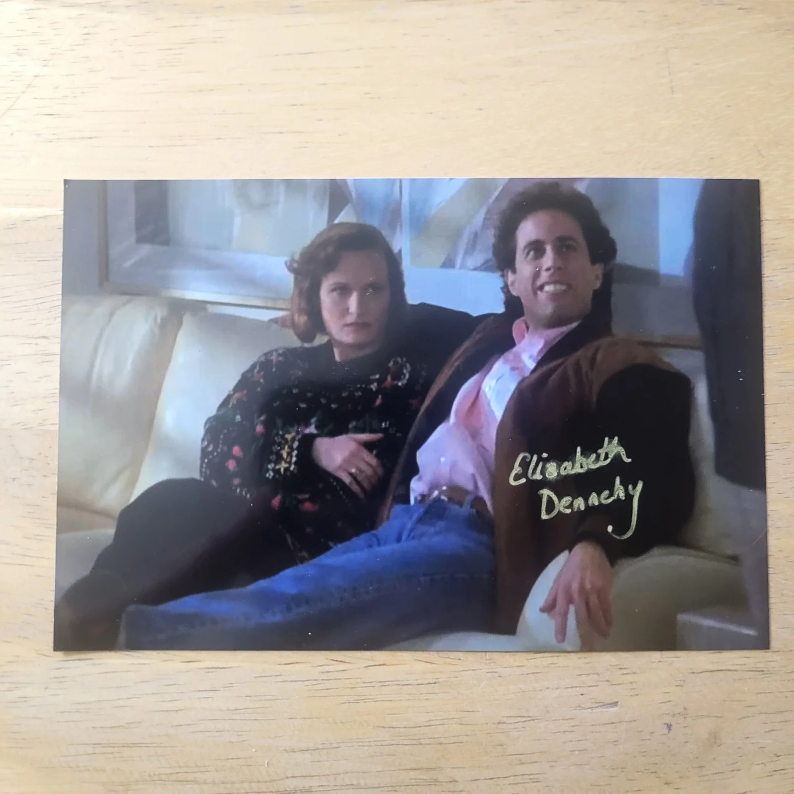 Elizabeth Dennehy — Elizabeth Dennehy SEINFELD Hand Signed 4x6 Autograph Photo, изображение 2
