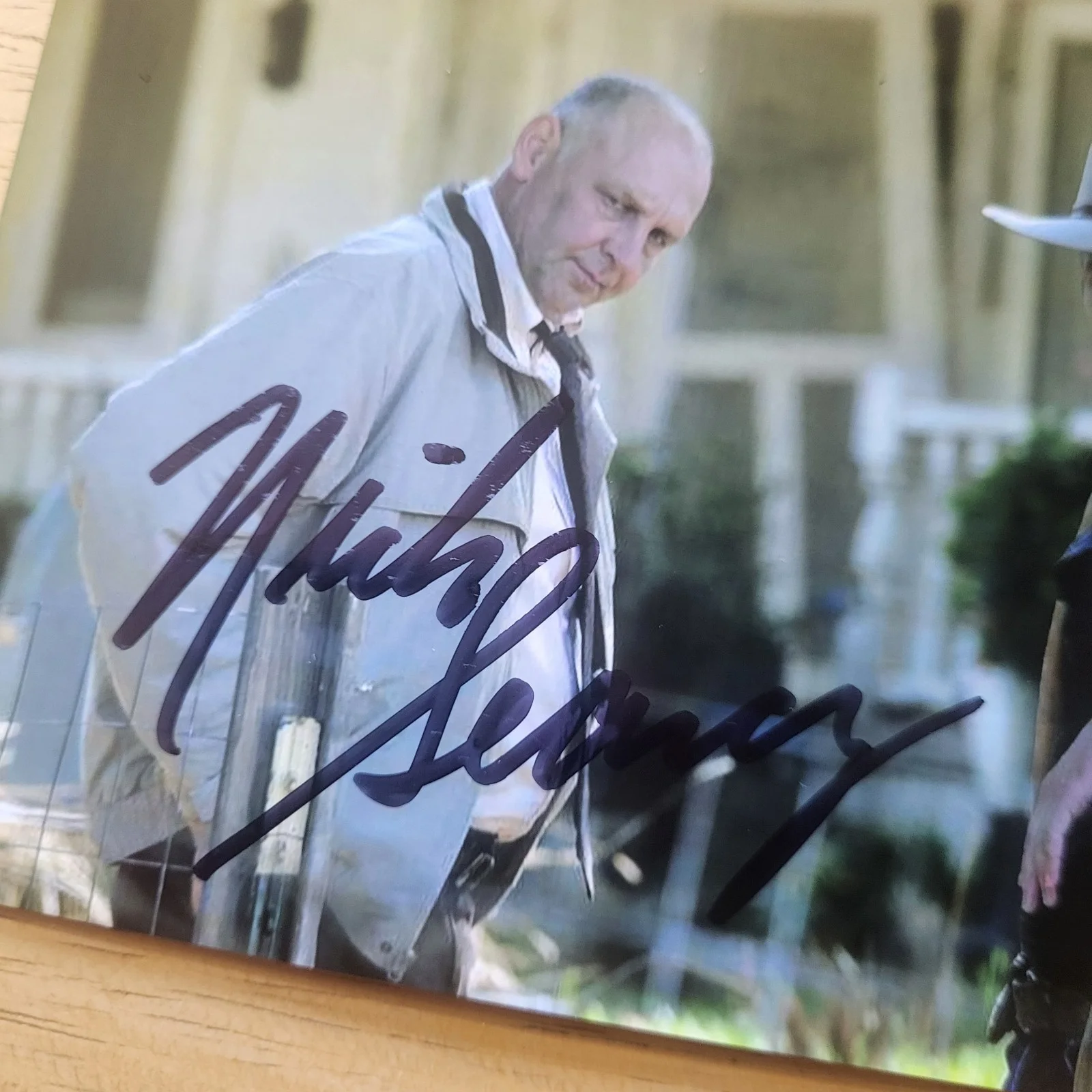 Nick Searcy — Nick Searcy Justified Hand Signed 4x6 Autograph Photo A, изображение 2