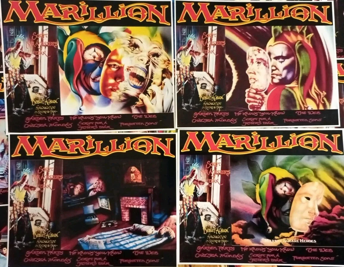 Marillion - Script For A Jester's Tear. 14 Unofficial 6x4ins Lobby Art Cards., image 3