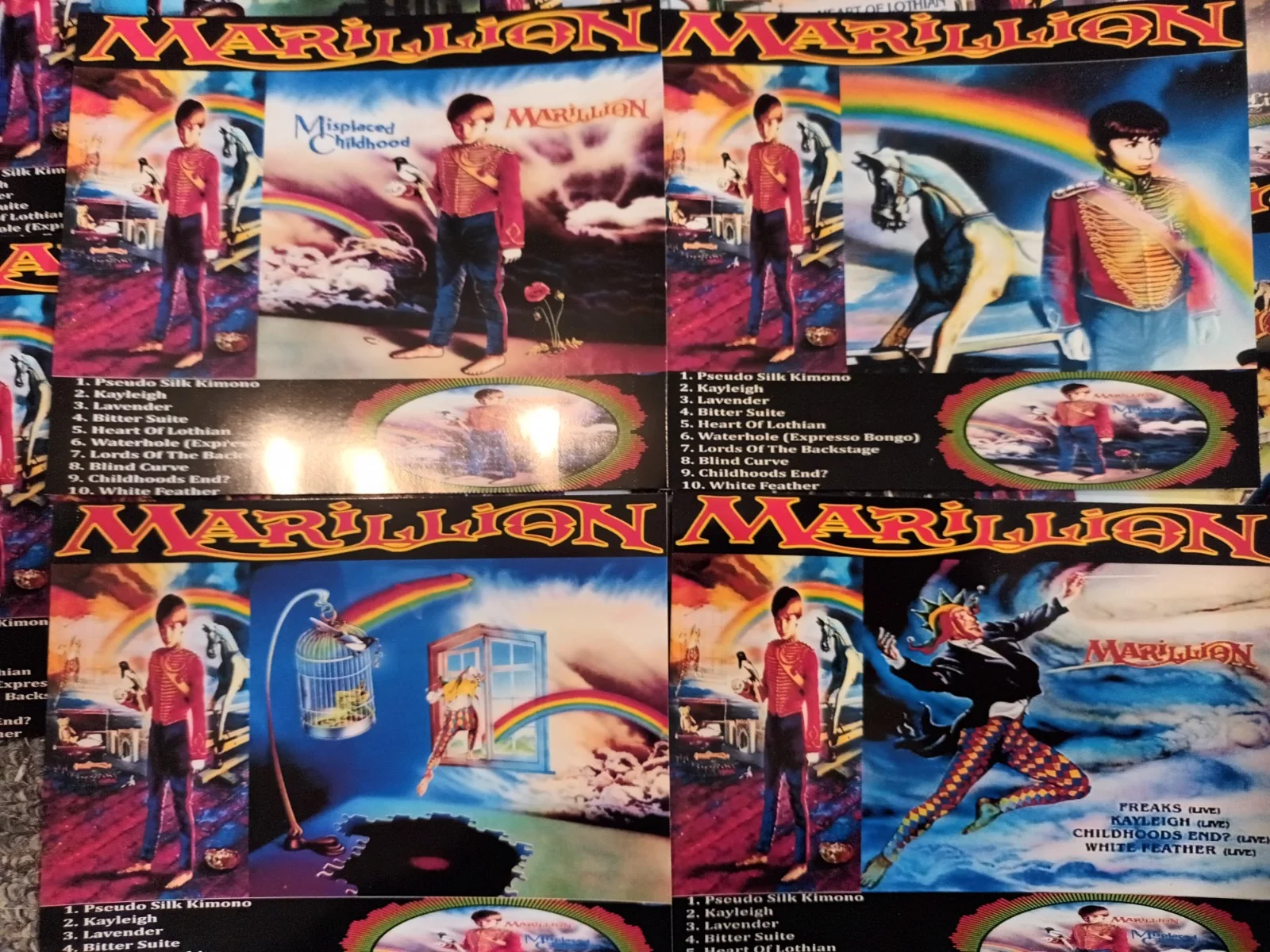 Marillion: Misplaced Childhood 16 Promotional Unofficial 6×5ins Lobby Cards. NEW, изображение 2