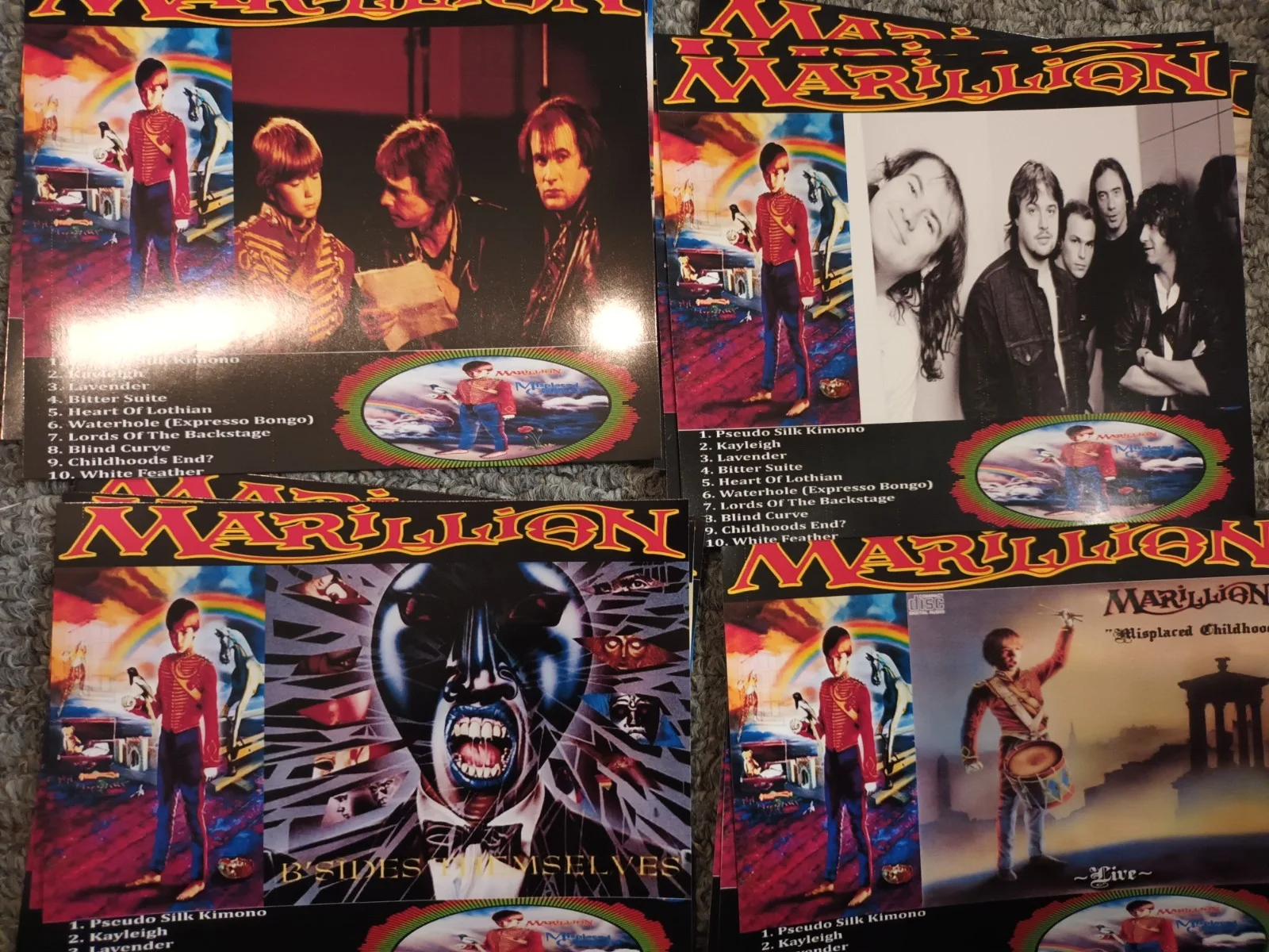Marillion: Misplaced Childhood 16 Promotional Unofficial 6×5ins Lobby Cards. NEW, изображение 4