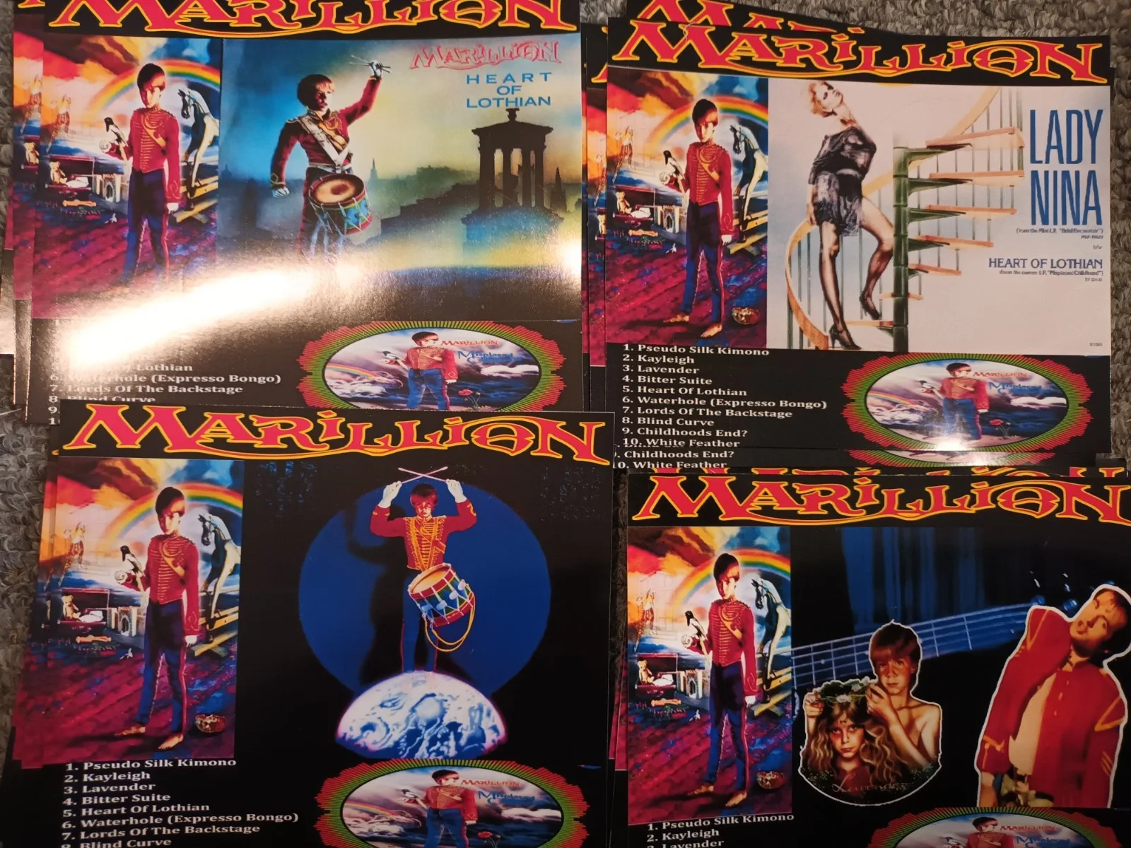 Marillion: Misplaced Childhood 16 Promotional Unofficial 6×5ins Lobby Cards. NEW, изображение 5