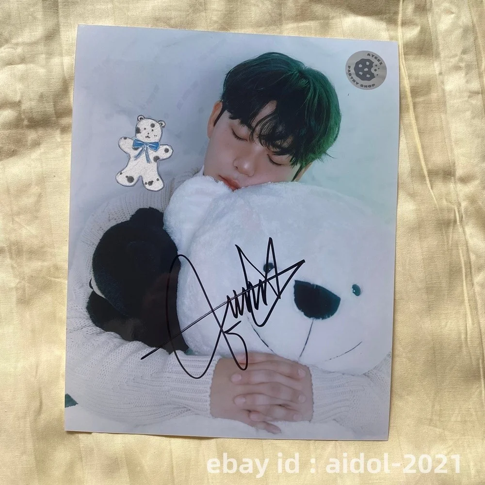 ATEEZ ateez Autographed Group Photo Poster 8*10 K-POP Collection Gifts 2025, image 4