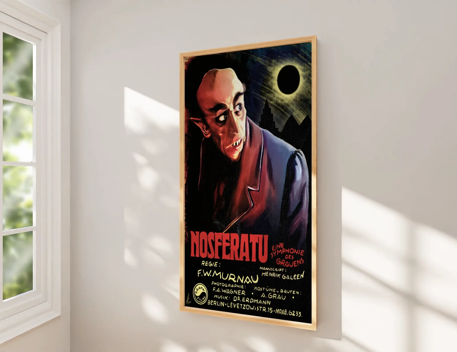 Nosferatu: A Symphony Of Horror - 1922 Silent Vampire Horror 50" x 35", image 2