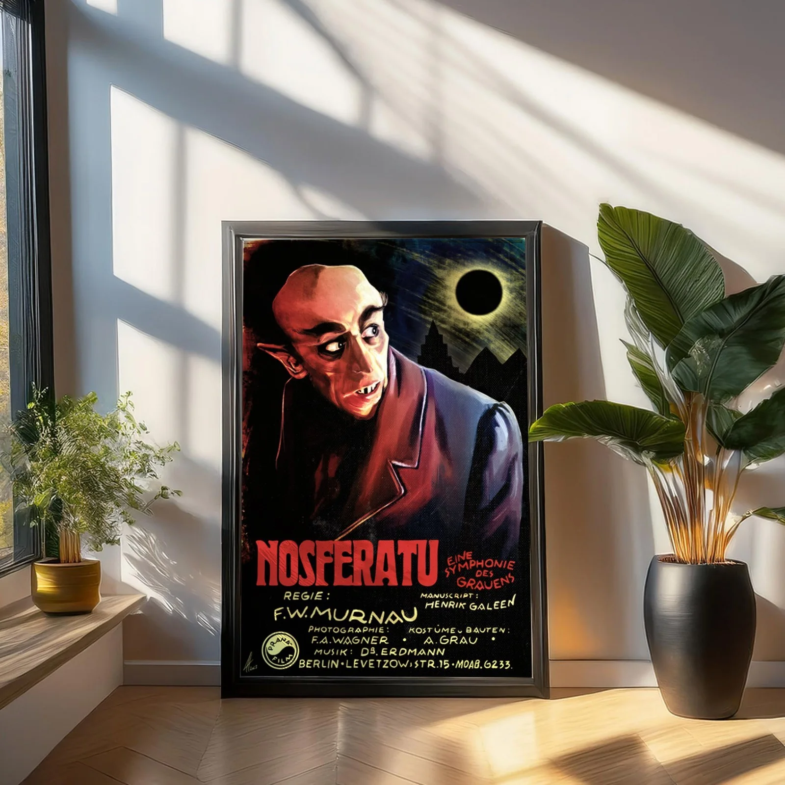 Nosferatu: A Symphony Of Horror - 1922 Silent Vampire Horror 50" x 35", image 3