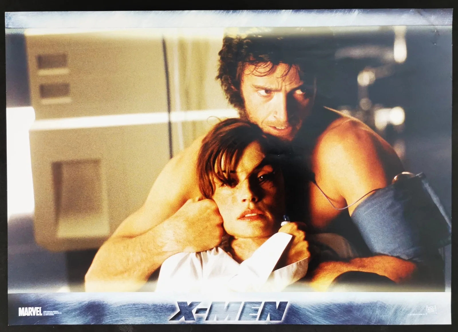 X-MEN 2000 Patrick Stewart, Hugh Jackman, Ian McKellen GERMAN LARGE LOBBY SET, image 2