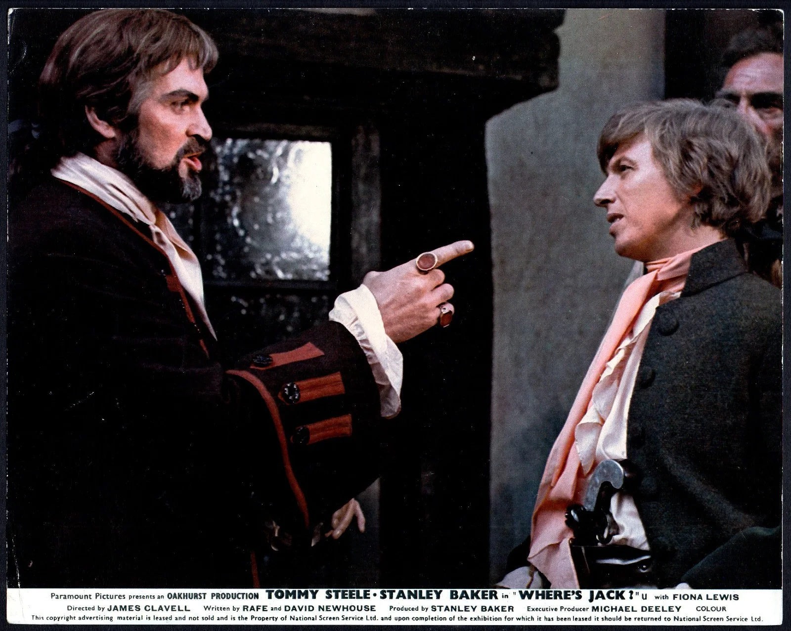 WHERE’S JACK? 1969 Stanley Baker, Tommy Steele 5 UK 10x8 LOBBY CARDS, изображение 3