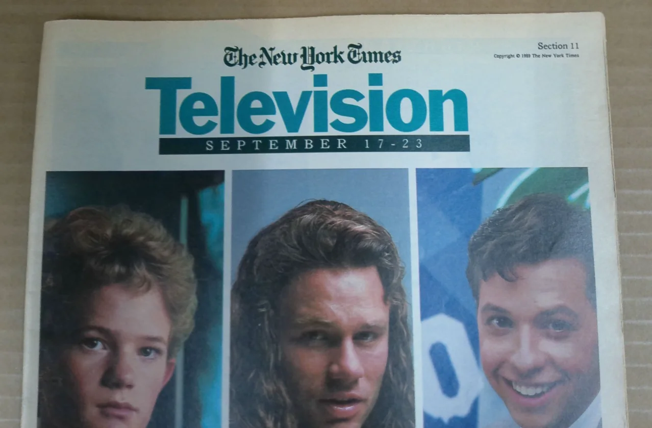 NY Times Television Sept 17-23 1989 Neil Patrick Harris TV Guide Issue, image 2