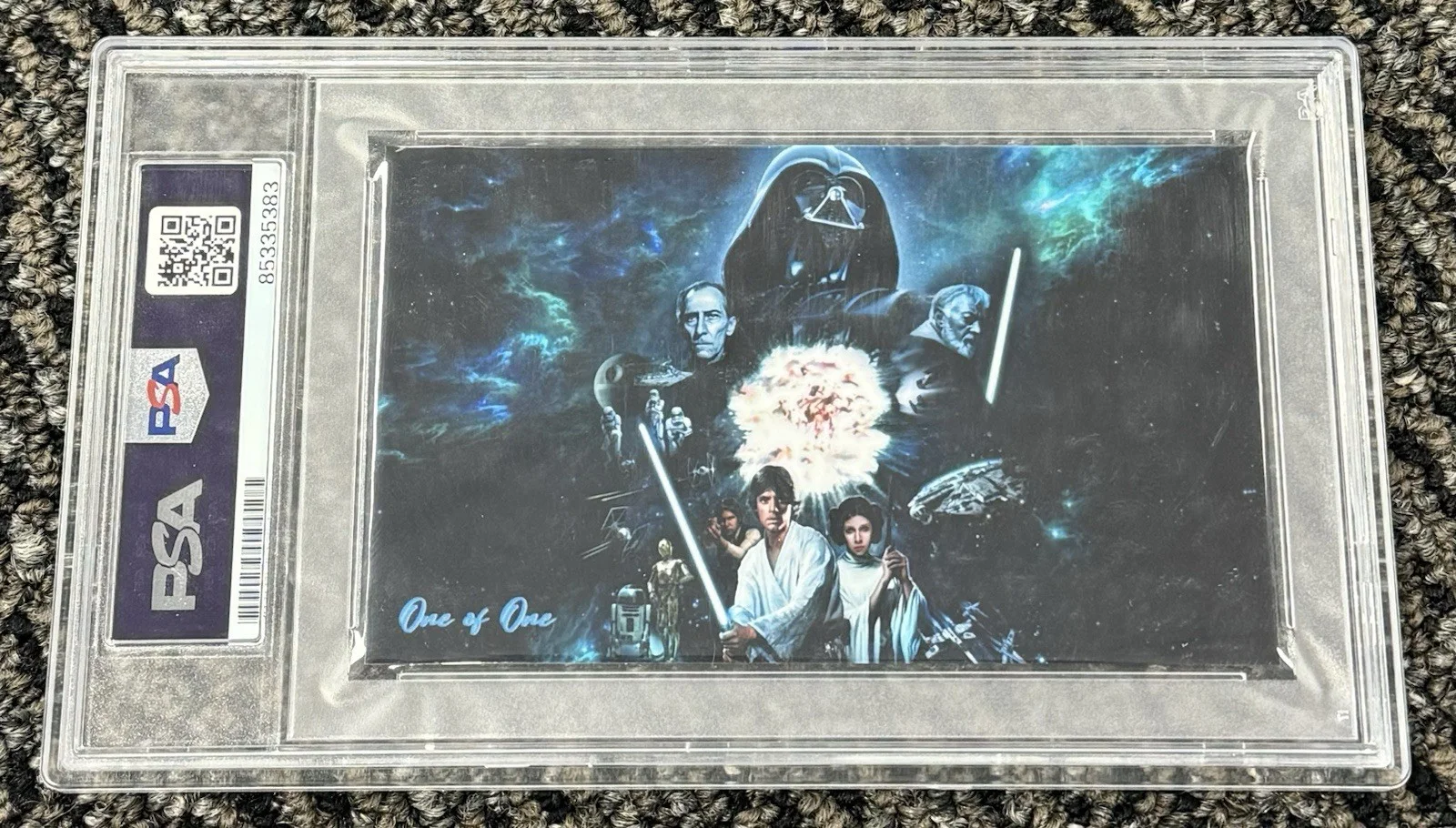 Alec Guinness — Alec Guinness Obi Wan Kenobi Star Wars Signed Autograph Custom Card PSA/DNA #1/1, изображение 2