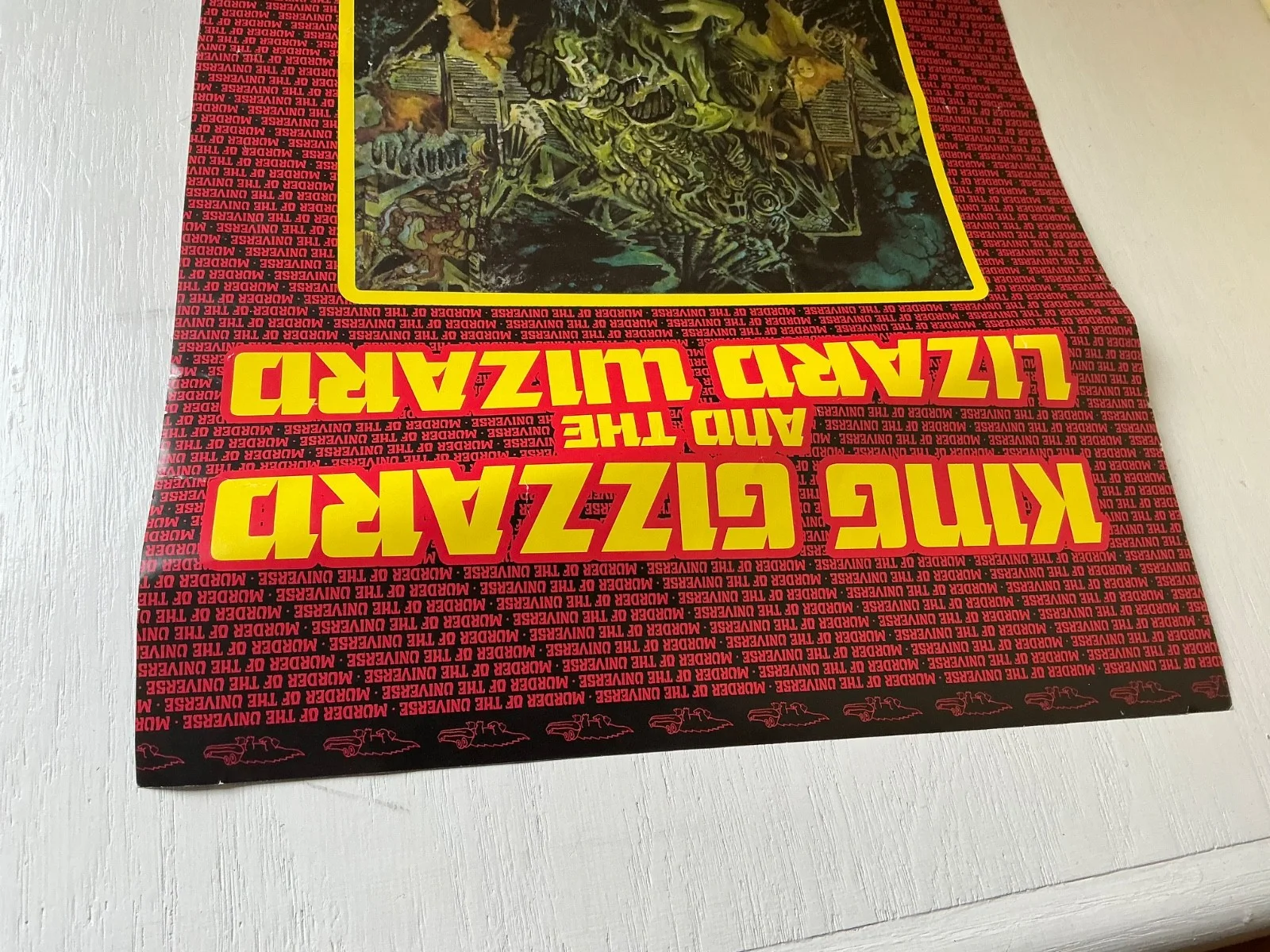 King Gizzard & The Wizard Lizard Autographed Murder Poster Full Band-Signed KGLW, изображение 4