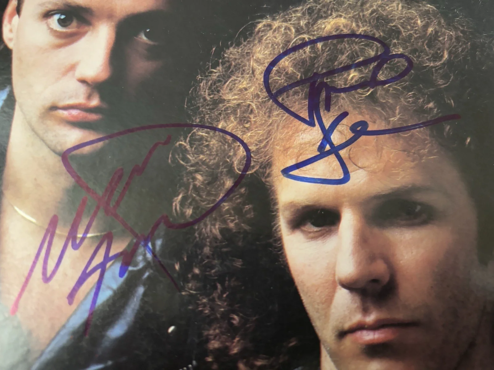 MIKE RENO, PAUL DEAN, DOUG JOHNSON, MATTHEW FRENETTE — LOVERBOY ALL 4 MEMBERS HAND SIGNED ALBUM COVER WITH VINYL 'KEEP IT UP", изображение 4