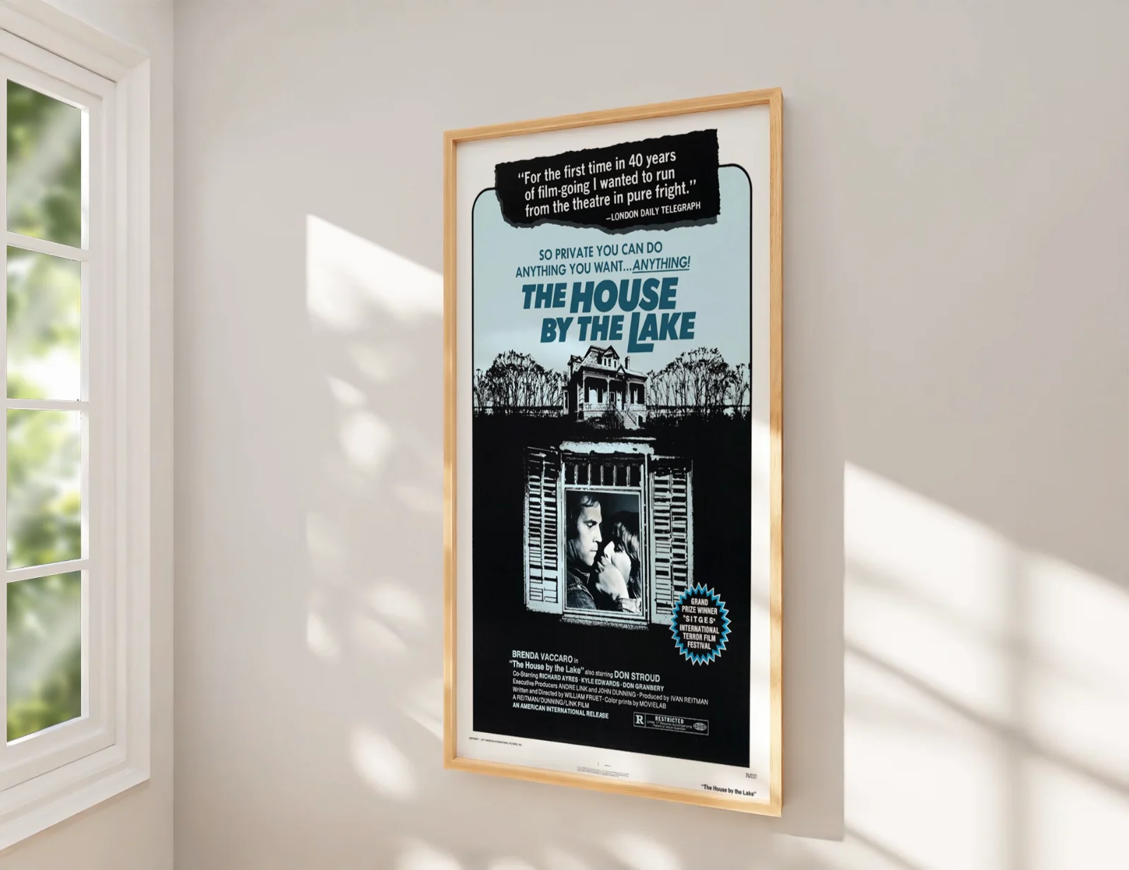 The House By The Lake - 1976 Horror Restored 27.2" x 41" US One Sheet Poster, изображение 2