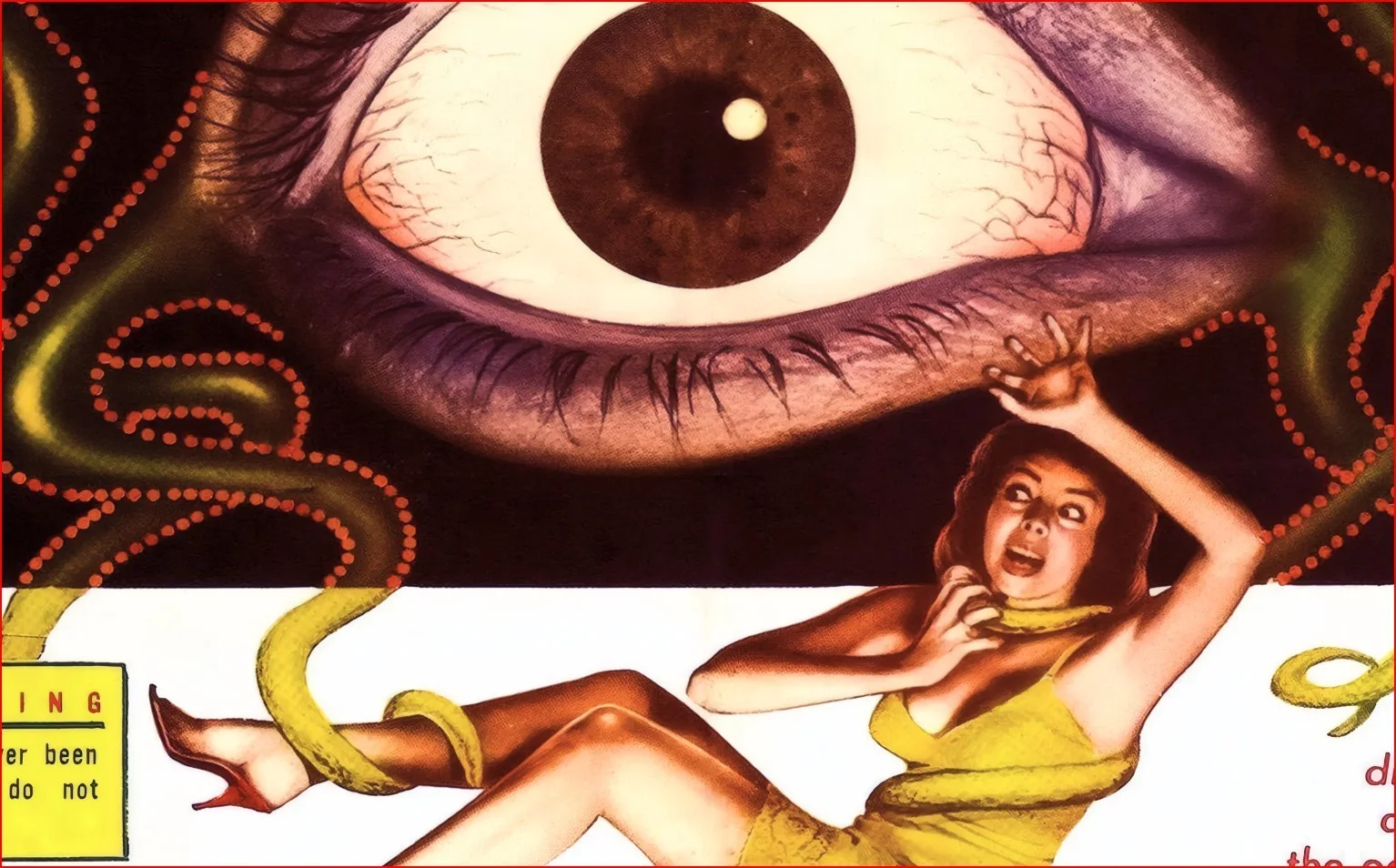 The Crawling Eye - 1958 sci-fi Film Restored 27.2" x 41" US One Sheet Poster, image 5