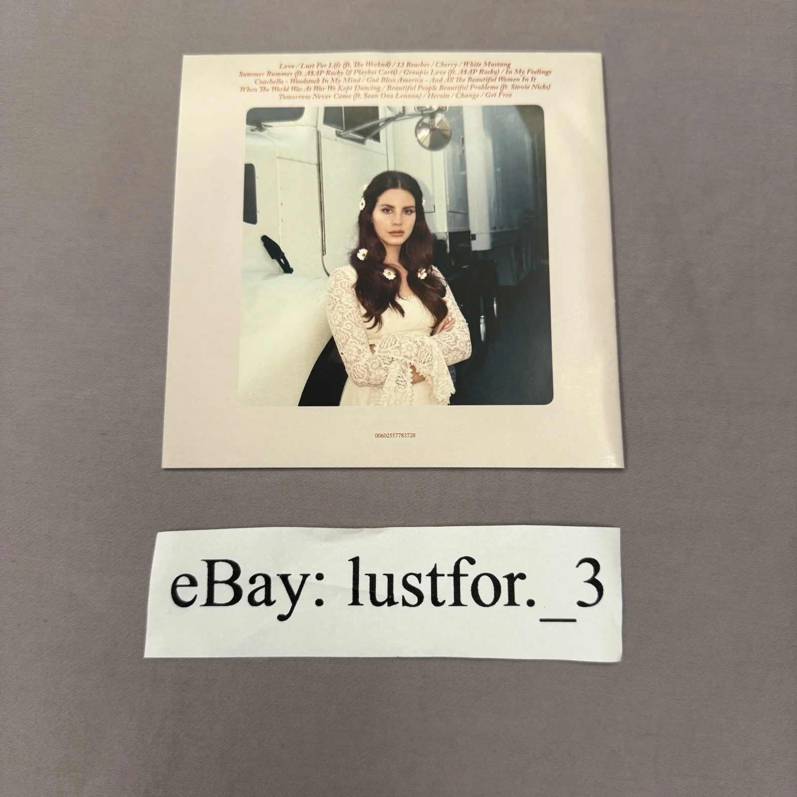 Lana Del Rey Lust For Life Signed Cd Autographed READ DESCRIPTION, image 4