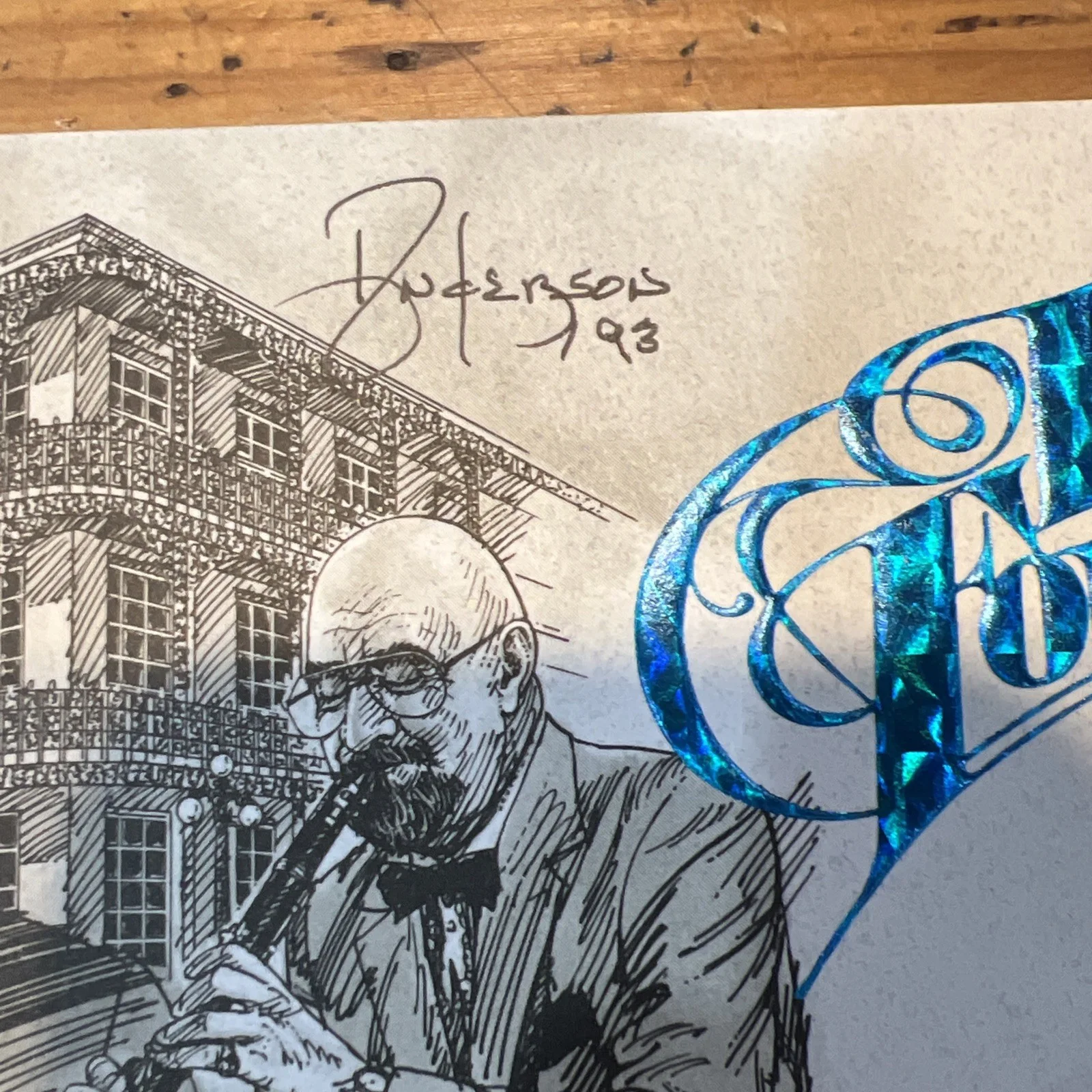 1993 Pete Fountain Hand Signed Cachet By Pete And Designer New Orleans Jazz Fest, изображение 4