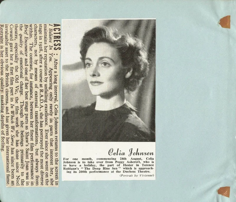 Celia Johnson — CELIA JOHNSON - AUTOGRAPH SENTIMENT SIGNED, image 2