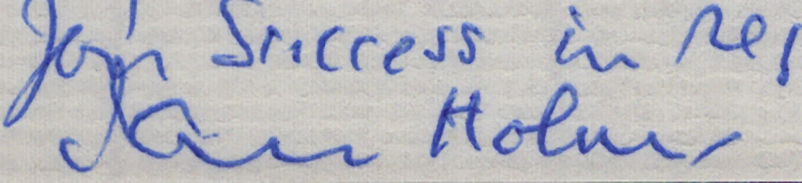 Ian Holm — IAN HOLM - AUTOGRAPH LETTER SIGNED 02/08/1984, image 2