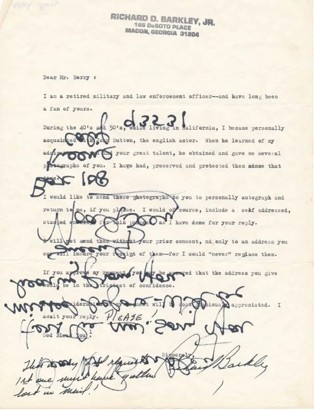 Noah Beery Jr — NOAH BEERY JR. - AUTOGRAPH LETTER SIGNED, image 2