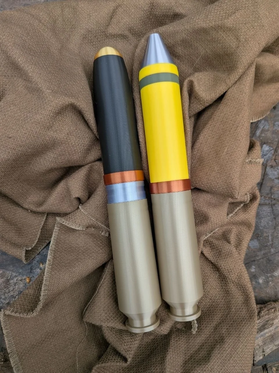 1x 3d printed replica shell 30x91 rb MK.108 prop Lifesize reenactor ww2 30mm, изображение 2