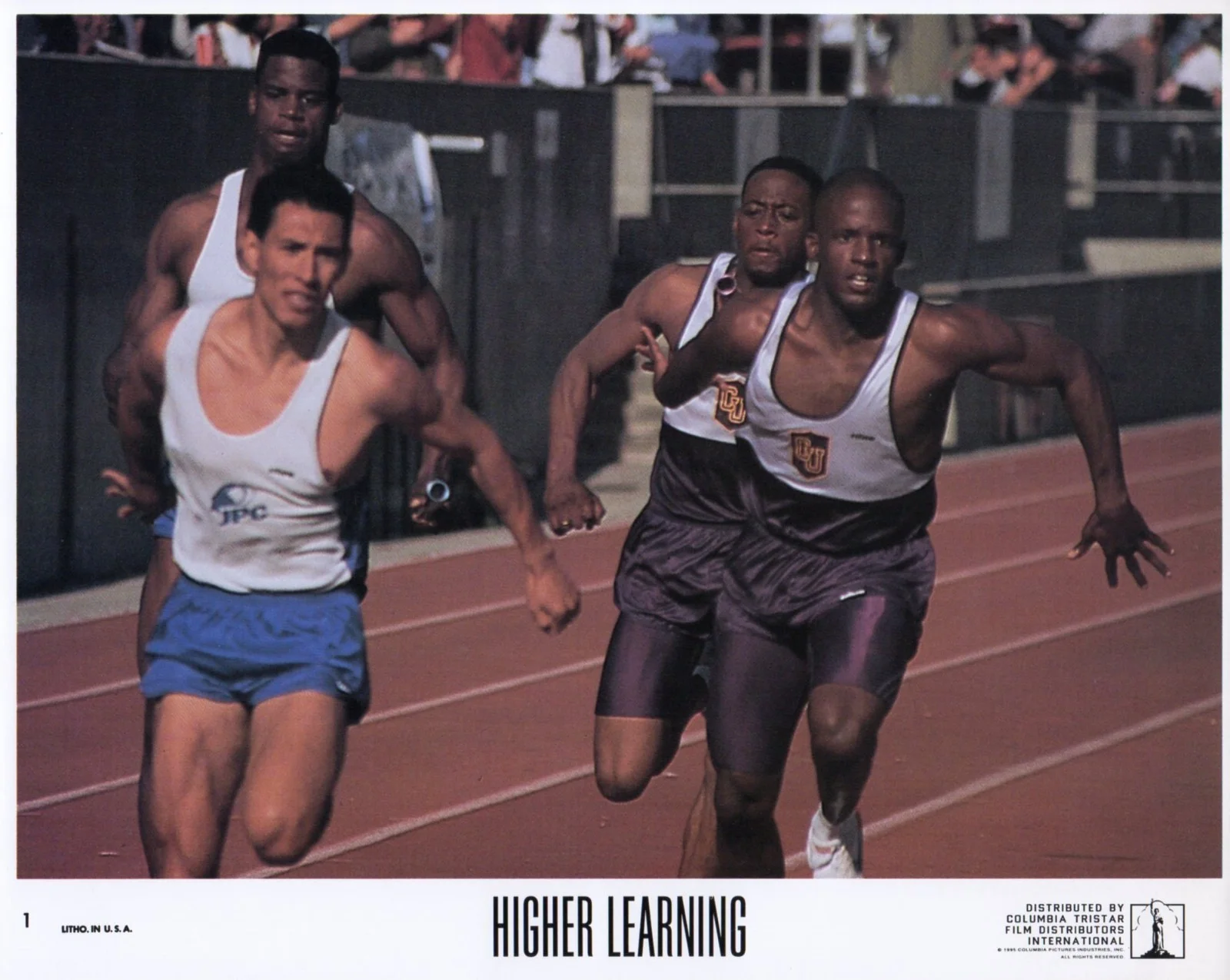 HIGHER LEARNING 1995 Omar Epps, Kristy Swanson Laurence Fishburne 10x8 LOBBY SET, image 2