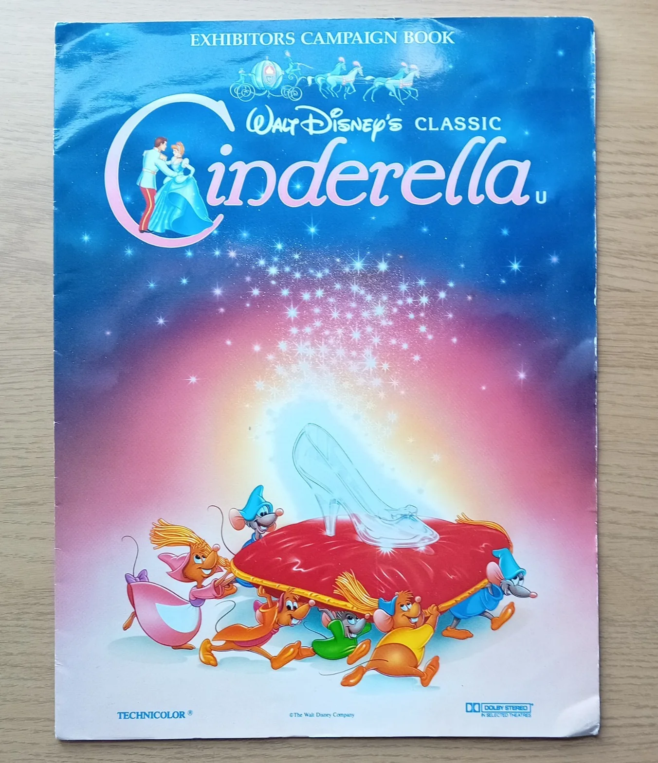 Disney CINDERELLA 1991 UK Cinema Campaign Pack / Promotional Press Kit, image 2