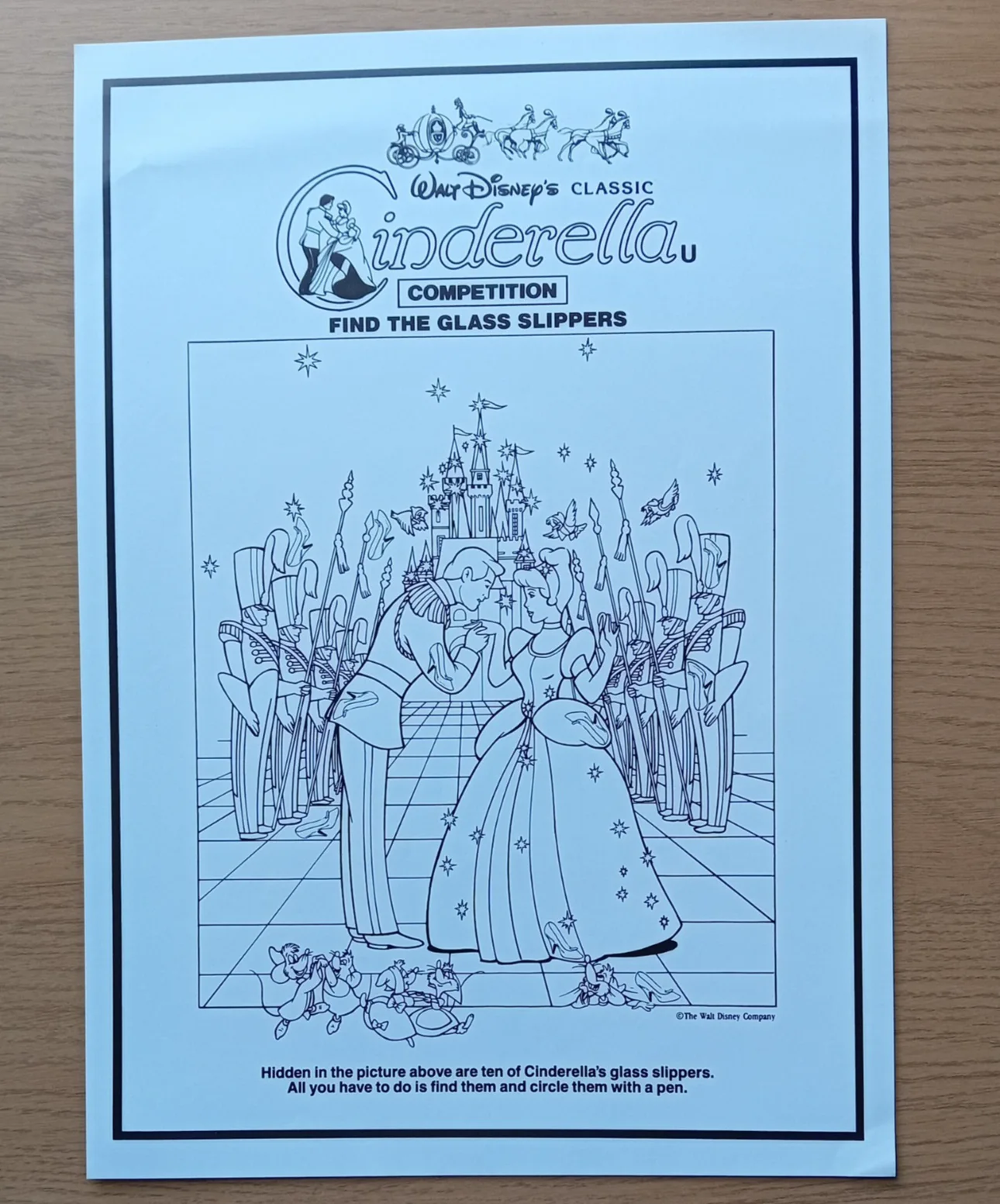 Disney CINDERELLA 1991 UK Cinema Campaign Pack / Promotional Press Kit, image 4