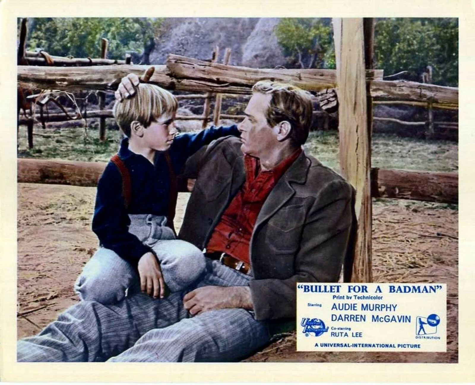 BULLET FOR A BADMAN 1964 Darren McGavin, Ruta Lee, Kevin Tate 3 LOBBY CARDS, изображение 2