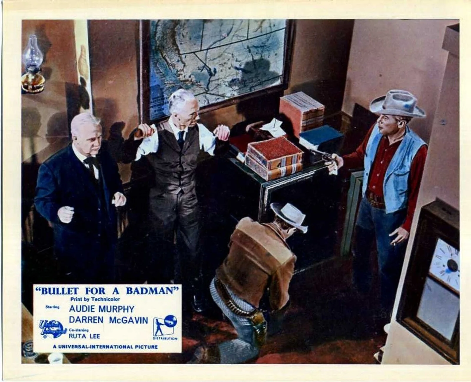 BULLET FOR A BADMAN 1964 Darren McGavin, Ruta Lee, Kevin Tate 3 LOBBY CARDS, изображение 3