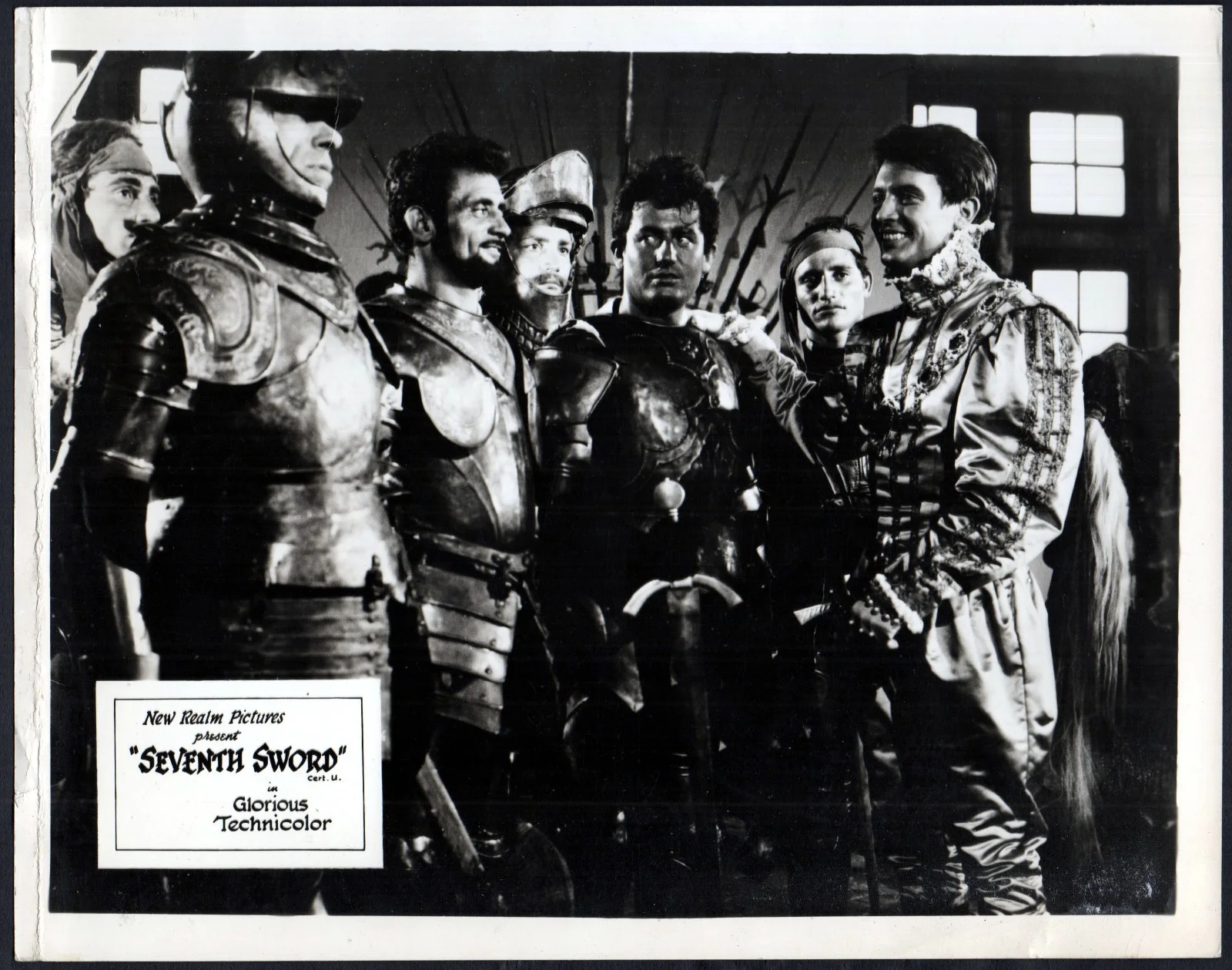 SEVENTH SWORD 1962 Brett Halsey, Béatrice Altariba 5 UK 10x8 LOBBY CARDS, изображение 2