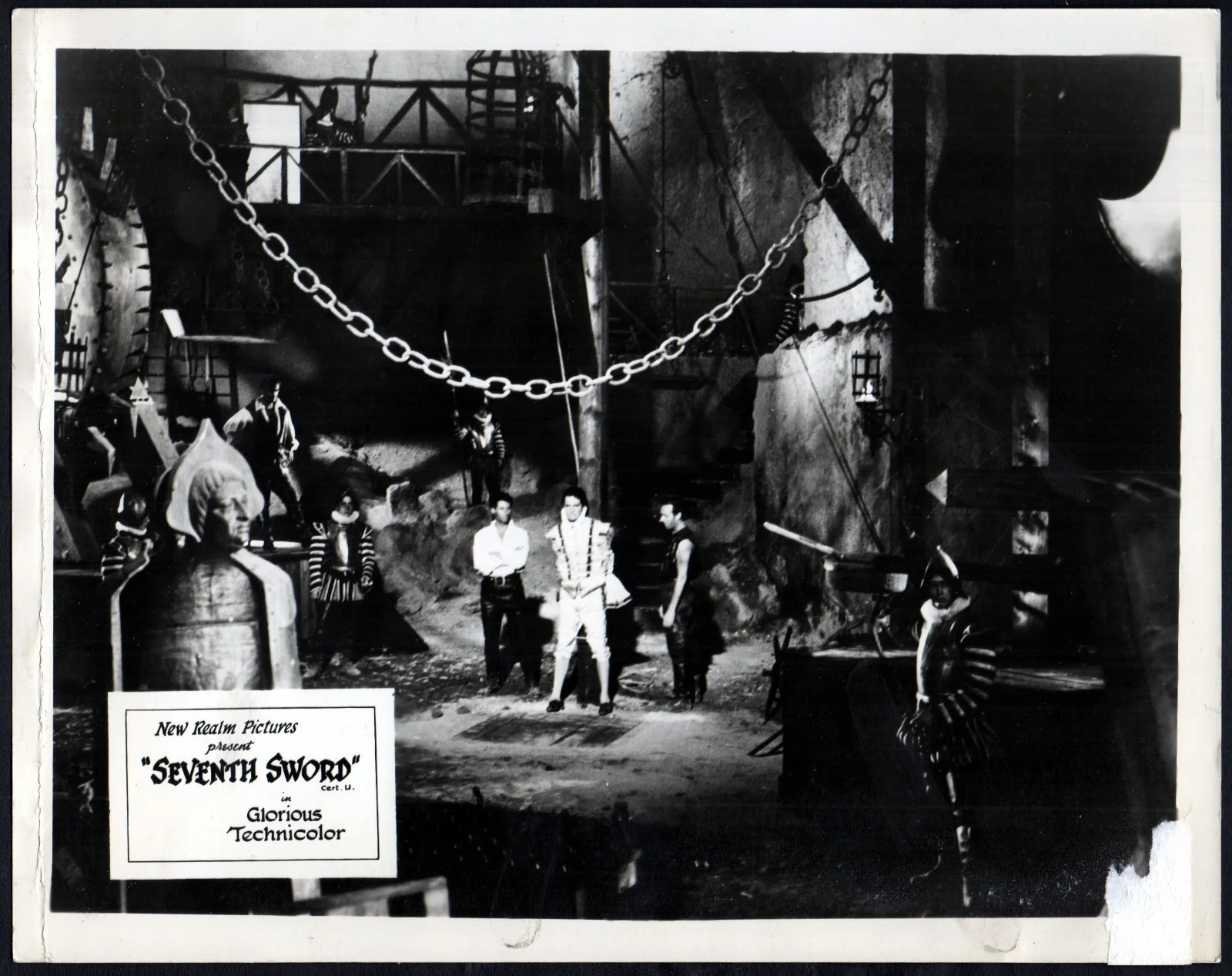 SEVENTH SWORD 1962 Brett Halsey, Béatrice Altariba 5 UK 10x8 LOBBY CARDS, изображение 3