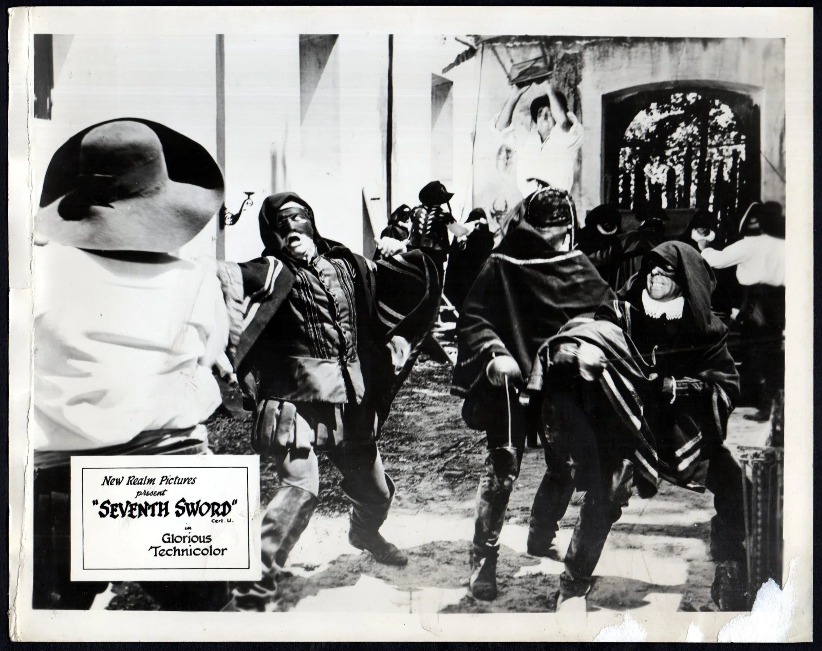 SEVENTH SWORD 1962 Brett Halsey, Béatrice Altariba 5 UK 10x8 LOBBY CARDS, изображение 4