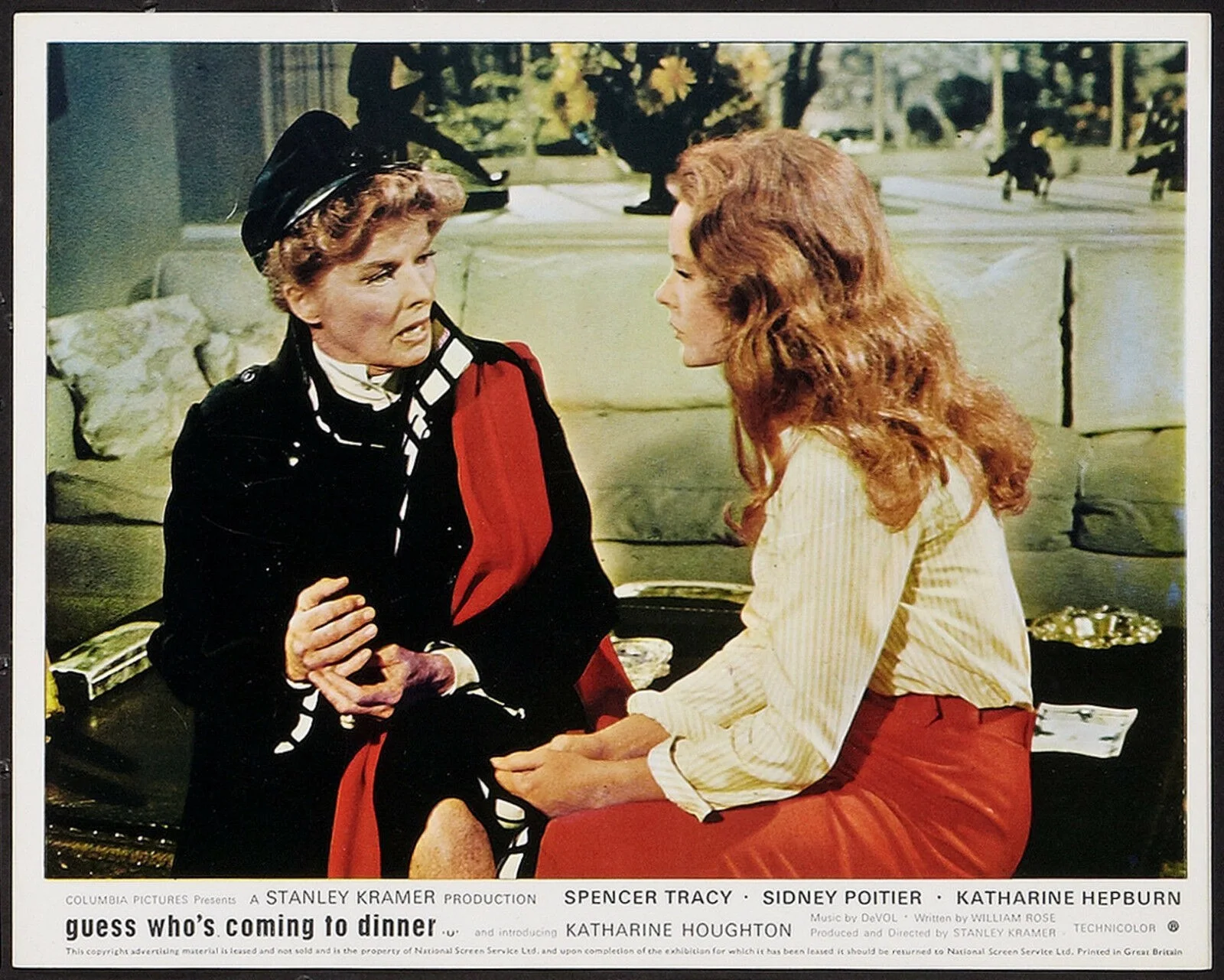 GUESS WHO’S COMING TO DINNER 1967 Katharine Hepburn 2 10x8 LOBBY CARDS, image 2