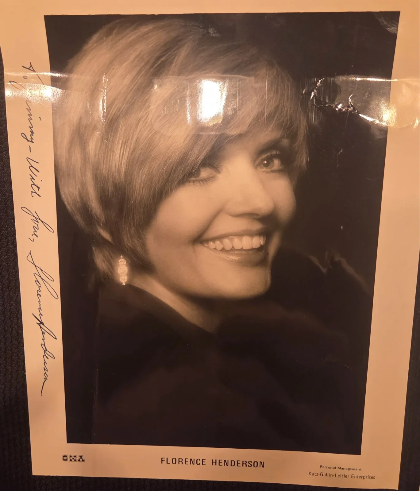 Florence Henderson — Florence Henderson Package! (2) Autographed 8x10 Pictures Signed Brady Bunch, image 2