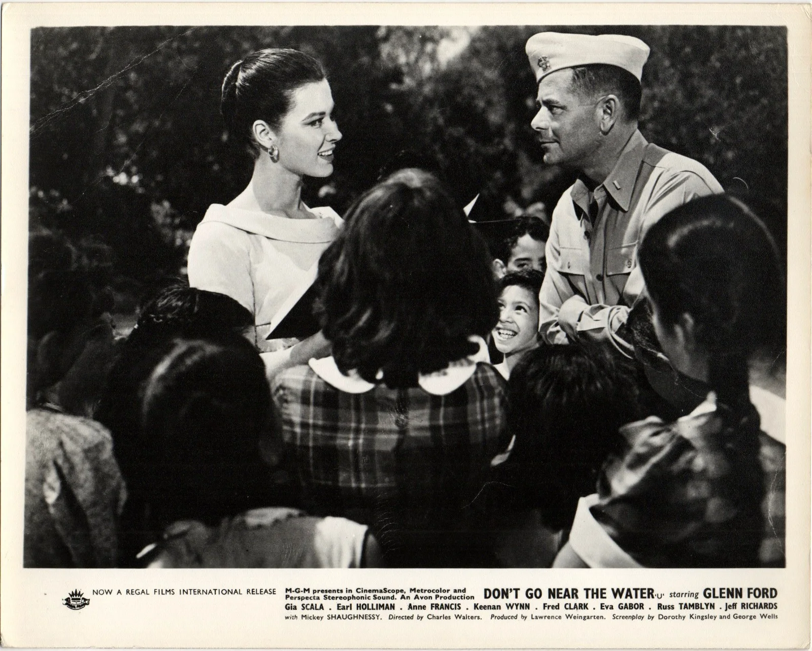 DON’T GO NEAR THE WATER 1957 Glenn Ford, Gia Scala, Earl Holliman 3 LOBBY CARDS, изображение 2