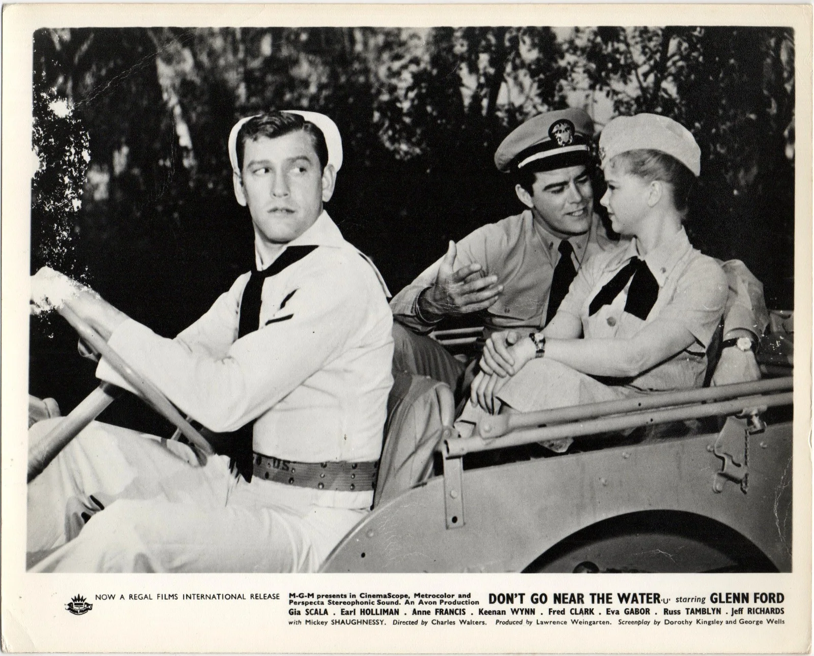 DON’T GO NEAR THE WATER 1957 Glenn Ford, Gia Scala, Earl Holliman 3 LOBBY CARDS, изображение 3
