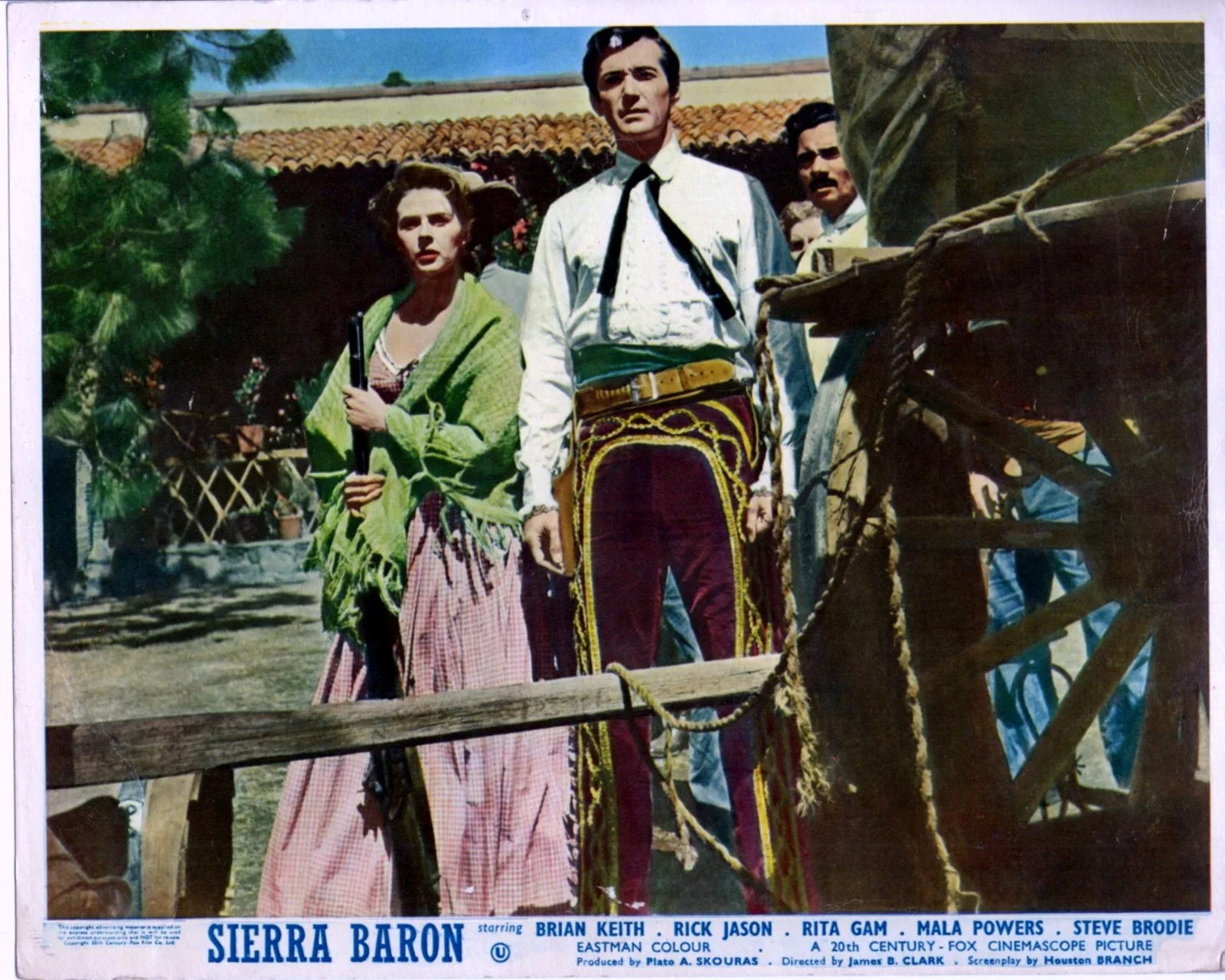 SIERRA BARON 1958 Brian Keith, Rick Jason, Rita Gam 6 UK 10x8 LOBBY CARDS, изображение 3