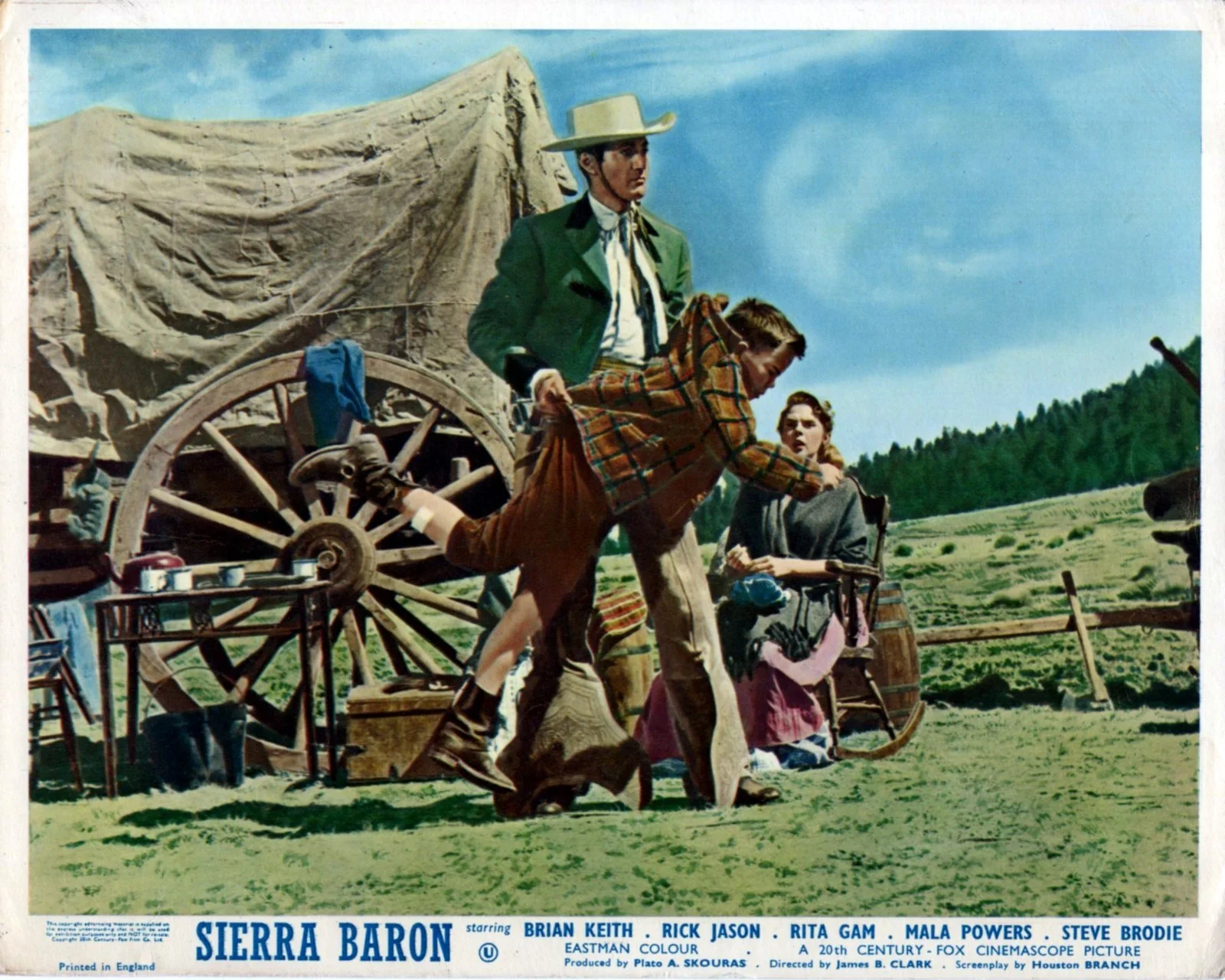 SIERRA BARON 1958 Brian Keith, Rick Jason, Rita Gam 6 UK 10x8 LOBBY CARDS, изображение 4