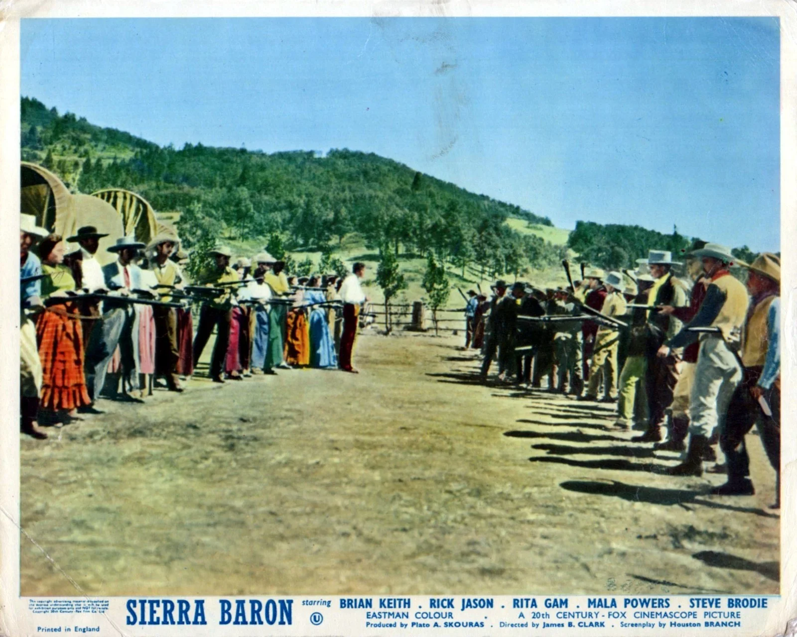 SIERRA BARON 1958 Brian Keith, Rick Jason, Rita Gam 6 UK 10x8 LOBBY CARDS, изображение 5