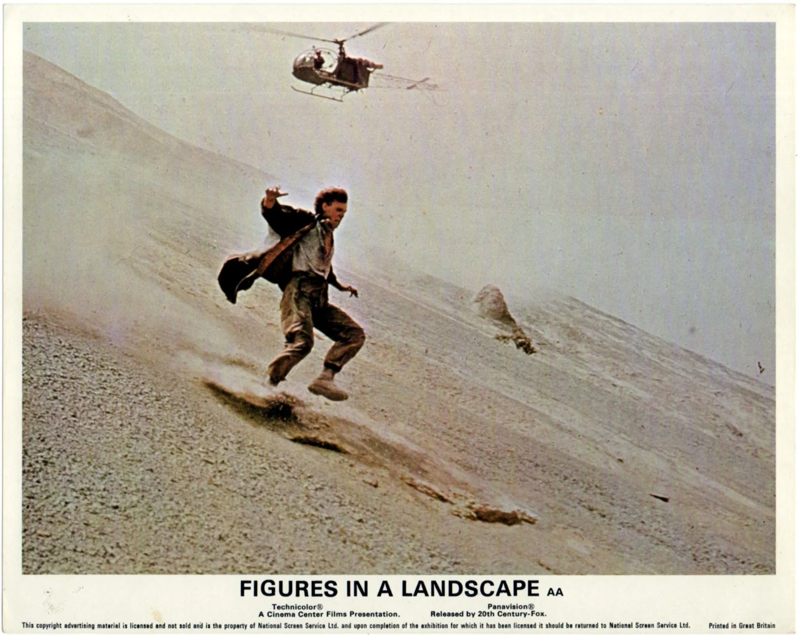 FIGURES IN A LANDSCAPE 1970 Robert Shaw, Malcolm McDowell UK 10x8 LOBBY SET, изображение 4