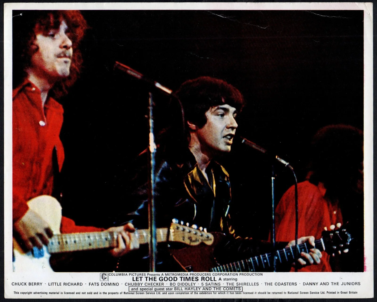 LET THE GOOD TIMES ROLL 1973 Bo Diddley, Chubby Checker 5 LOBBY CARDS, image 3