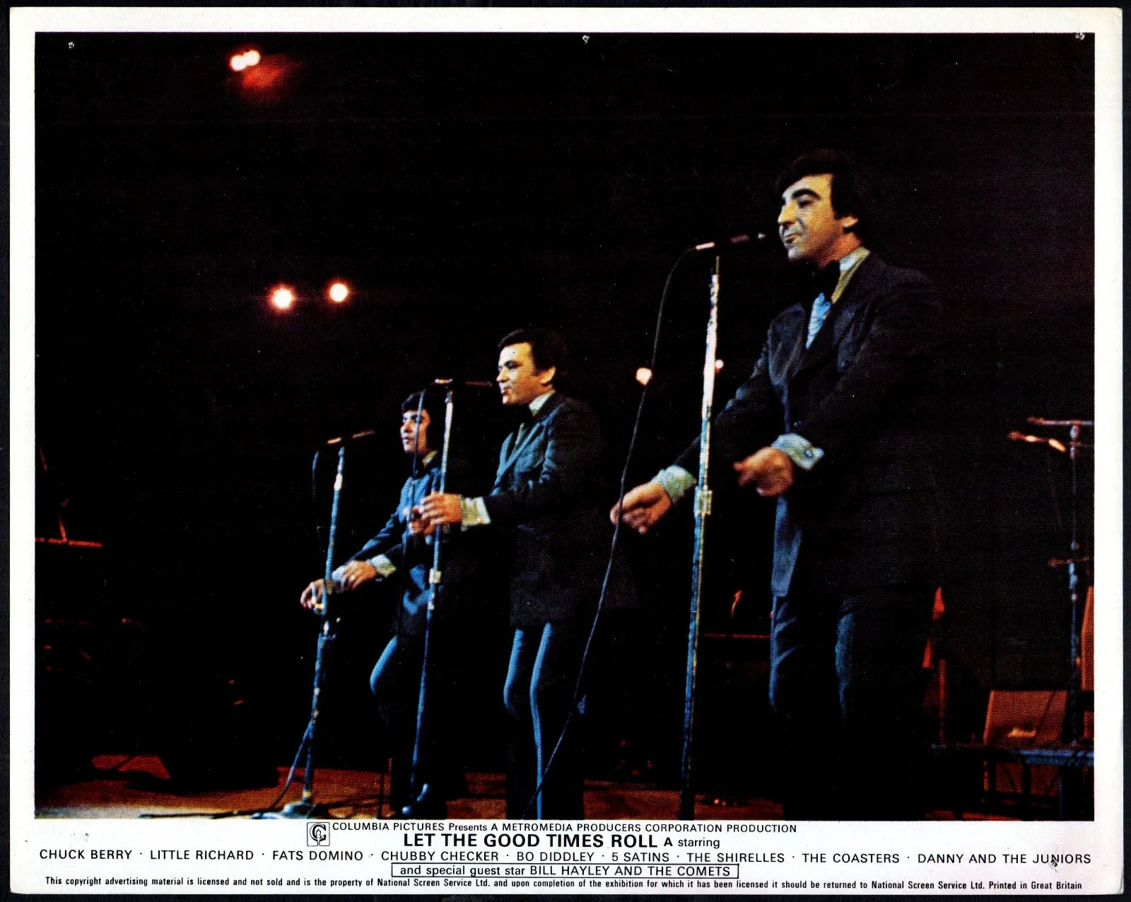 LET THE GOOD TIMES ROLL 1973 Bo Diddley, Chubby Checker 5 LOBBY CARDS, image 4