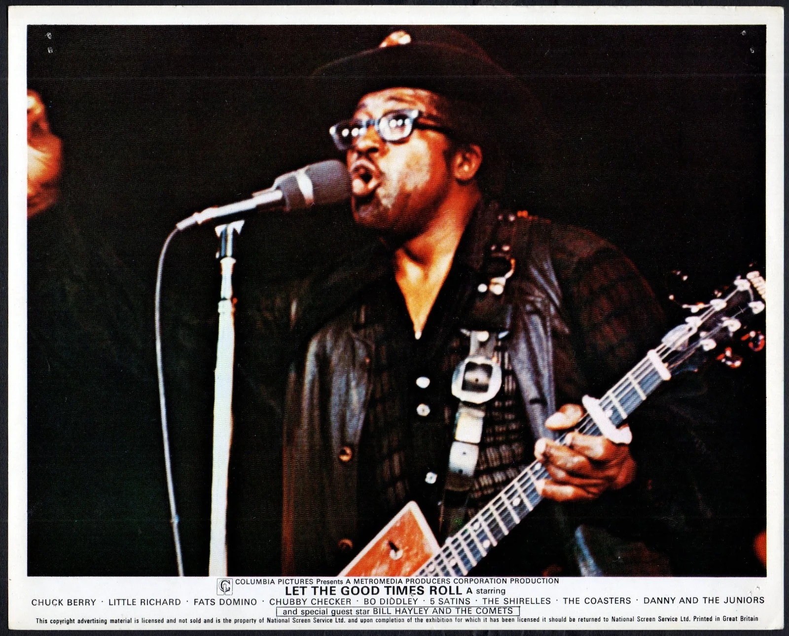 LET THE GOOD TIMES ROLL 1973 Bo Diddley, Chubby Checker 5 LOBBY CARDS, image 5