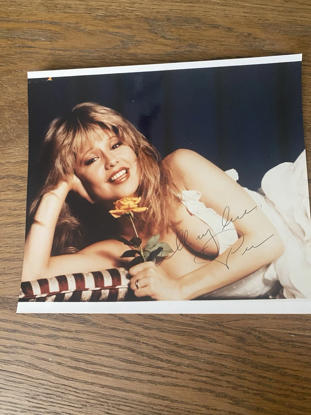 Pia Zadora — PIA ZADORA SIGNED AUTOGRAPH 8X9 Inch PHOTO - SEXY VERY RARE!