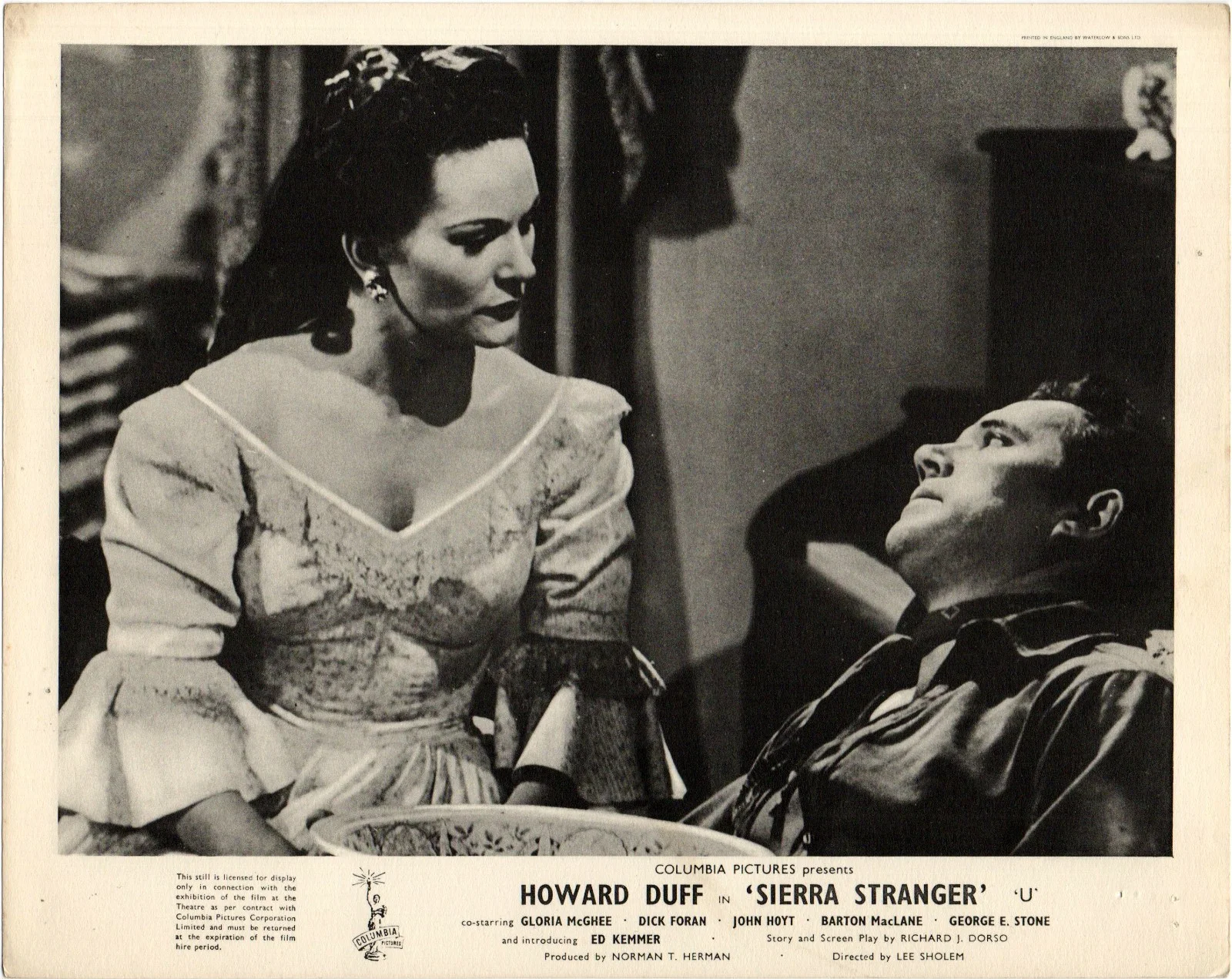 SIERRA STRANGER 1957 Howard Duff, Gloria McGhee, Dick Foran 6 10x8 LOBBY CARDS, image 5