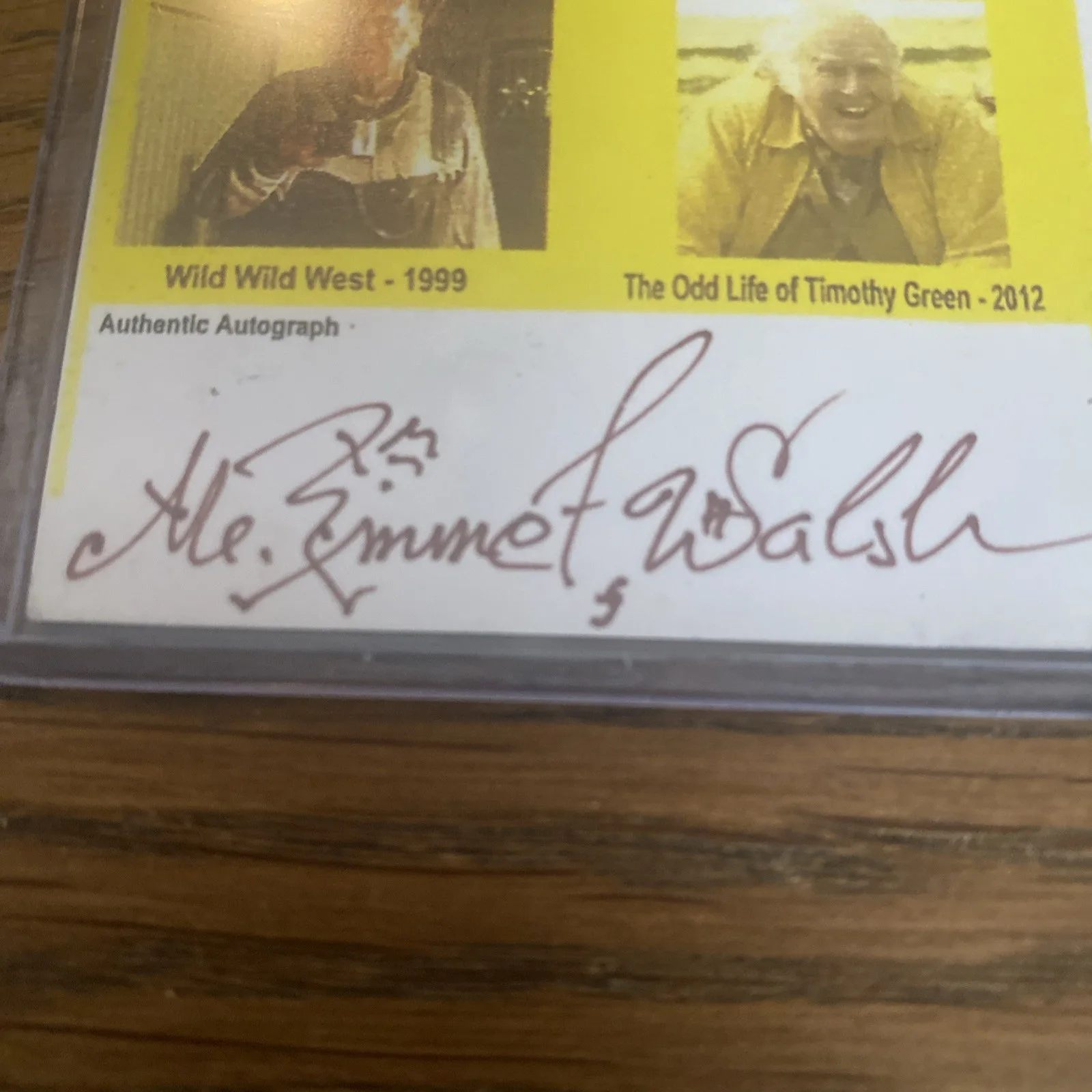 M. Emmet Walsh — M. Emmet Walsh Signed Autographed Card Photo Actor Missing In Action Wild West, image 2