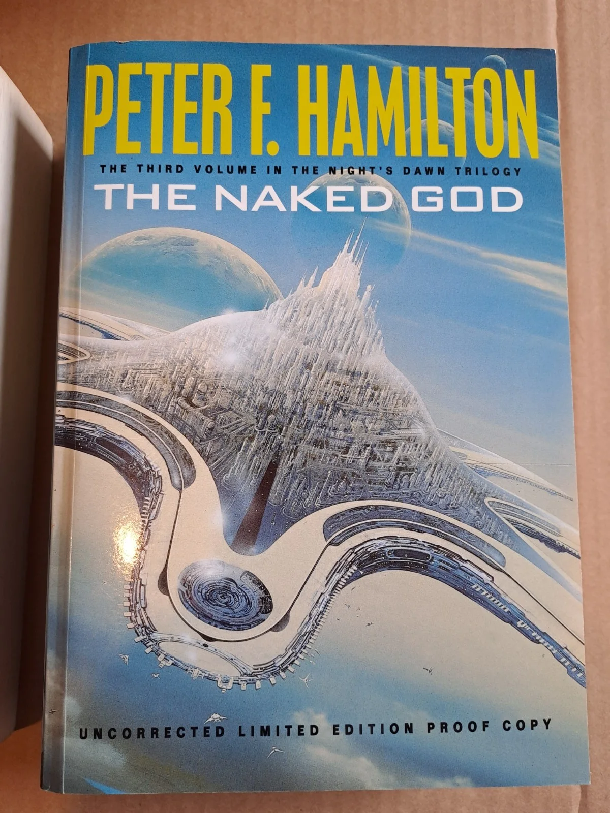 V. Rare Peter F Hamilton NIGHT'S DAWN trilogy 3 x Proof Arcs all signed Reality, изображение 2