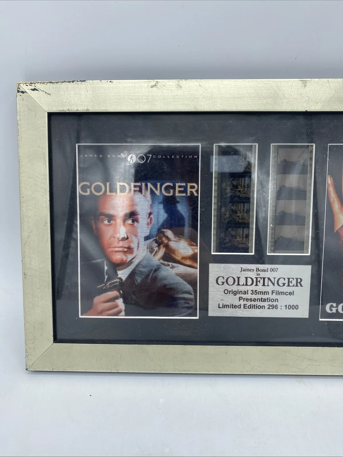 James Bond Goldfinger Original 35mm Filmcell Ltd Edition 296/1000, image 2