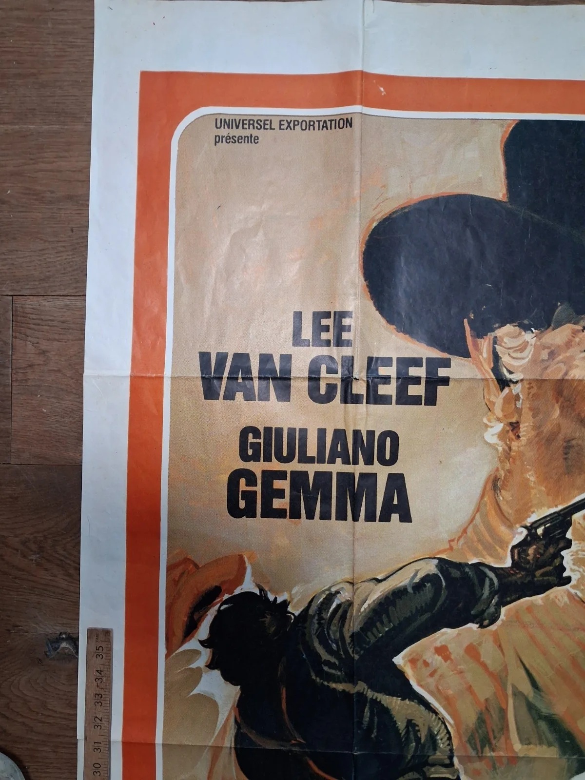 Massive Cinema Poster French, Lee Van Cleef, Day Of Anger 1967, изображение 3