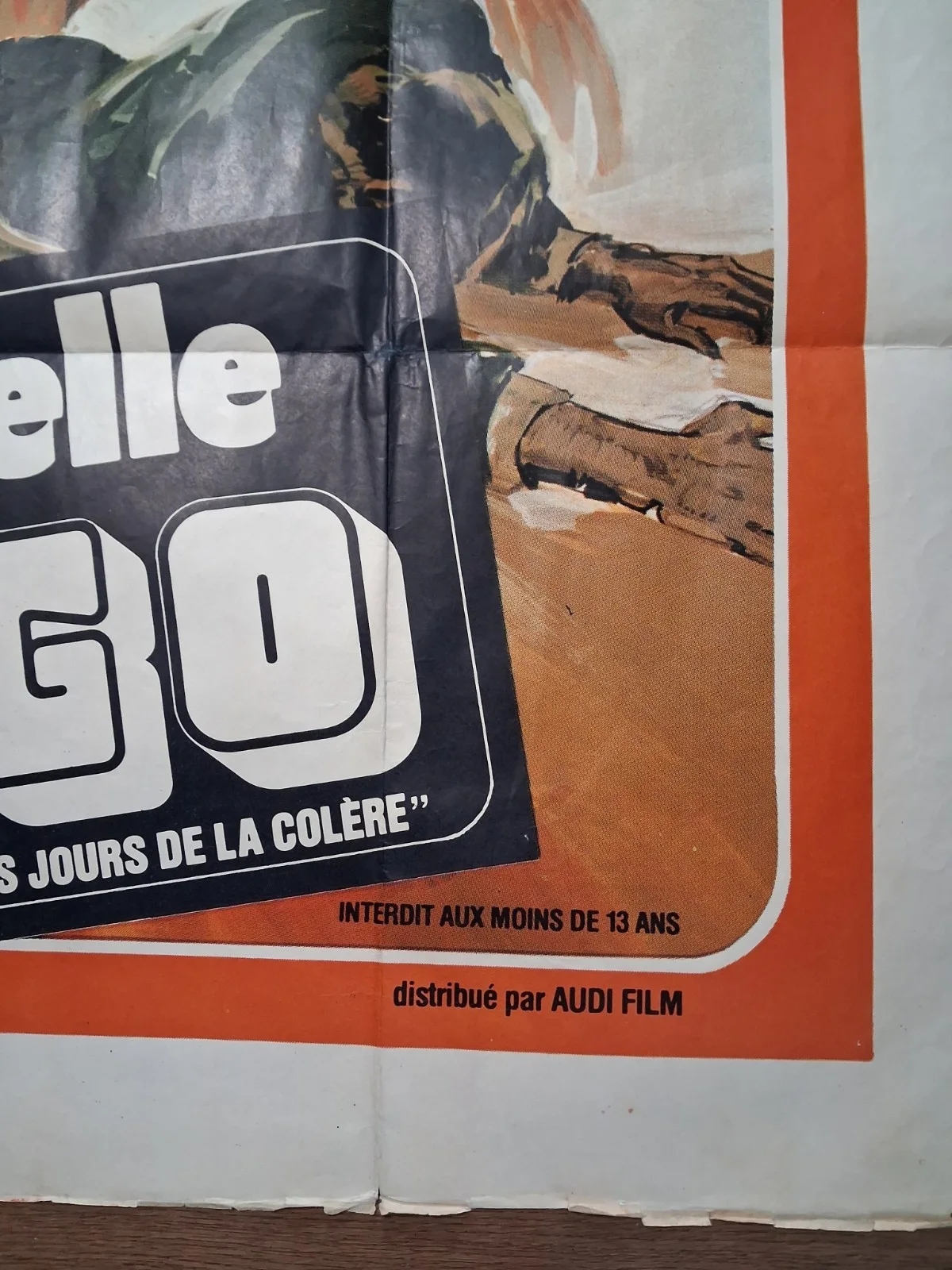 Massive Cinema Poster French, Lee Van Cleef, Day Of Anger 1967, изображение 5