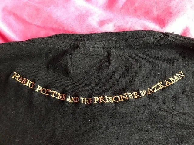 ** VERY RARE** Harry Potter "Prisoner Of Azkaban" Crew black cotton T-Shirt, NEW, изображение 3